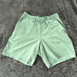 Perfect condition men’s light green size small Lululemon Athletic shorts